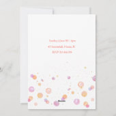 Caticorn Meow Gical Birthday Einladung (Rückseite)