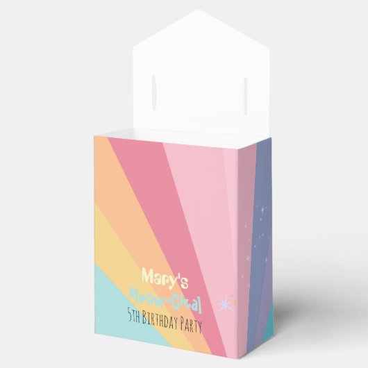 Caticorn Meow-Gical Birthday Geschenk Geschenkschachtel (Geöffnet)