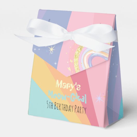 Caticorn Meow-Gical Birthday Geschenk Geschenkschachtel (Vorderseite)