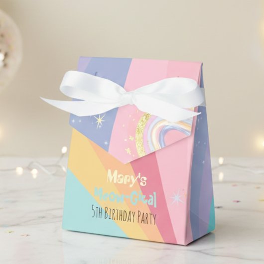 Caticorn Meow-Gical Birthday Geschenk Geschenkschachtel