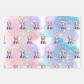 Caticorn Meow Gical Birthday Geschenkpapier Set (Vorderseite 2)