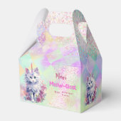 Caticorn Meow Gical Birthday Geschenkschachtel (Rückseite)