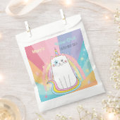 Caticorn Meow Gical Birthday Geschenktasche Geschenktütchen (Ausgeschnitten)