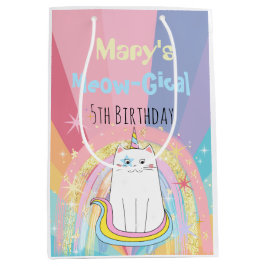 Caticorn Meow-Gical Birthday Mittlere Geschenktüte