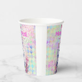 Caticorn Meow Gical Birthday Pappbecher (Rechts)