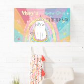 Caticorn Meow-Gical kid Birthday Banner (Insitu)