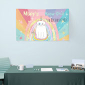Caticorn Meow-Gical kid Birthday Banner (Messeveranstaltung)