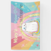 Caticorn Meow-Gical kid Birthday Banner (Vertikal)