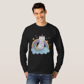 Caticorn mit Rainbow Kittycorn T-Shirt (Vorne ganz)