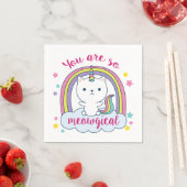 Caticorn | Napkins | Sie sind so Meowgical Serviette (Beispiel)