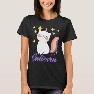 Caticorn Niedliche Katze mit Einhorngeschenken T-Shirt