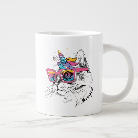 Caticorn| So Jumbo-Tasse (Rechts)