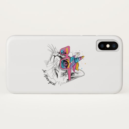 Caticorn | so Meowgical Case-Mate iPhone Hülle (Rückseite (Horizontal))
