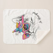 Caticorn | so Meowgical Sherpadecke (Vorderseite (Horizontal))