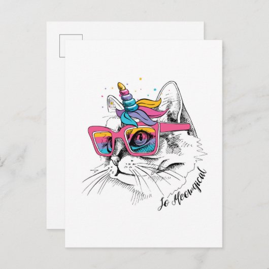 Caticorn | So Postkarte (Vorne/Hinten)