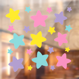 Caticorn Stars | Fensteraufkleber