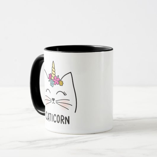 Caticorn Tasse (Vorderseite Links)