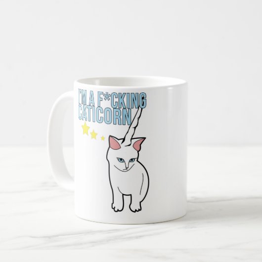 Caticorn Tasse (Vorderseite Links)
