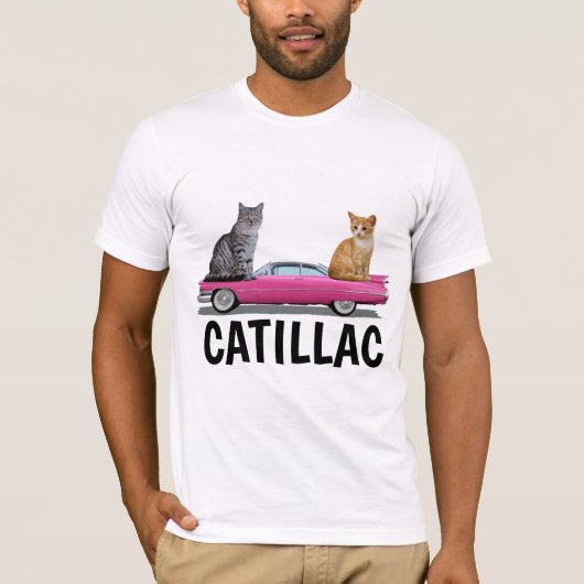 CATILLAC CAT CLASSIC CAR T - SHIRT (Vorderseite)