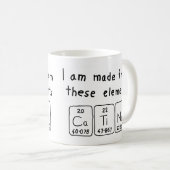 Catina Periodenname Tasse (VorderseiteRechts)