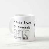 Catina Periodenname Tasse (Vorderseite Links)