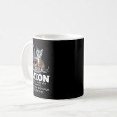 Cation Chemistry Spaß Science Teacher Cat Pun Fun Kaffeetasse (Vorderseite Links)