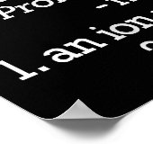 Cation Fun Chemistry Spaß Science Teacher Cat Pub Poster (Ecke)