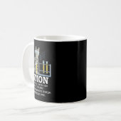 Cation - Funny Chemistry Spaß Science Teacher Cat Kaffeetasse (Vorderseite Links)