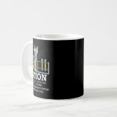 Cation - Funny Chemistry Spaß Science Teacher Cat Kaffeetasse (Vorderseite Links)