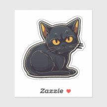 Catitude Black Cat Graphic Design