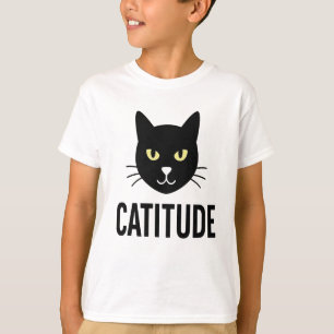 Catitude Funny Cat Face Design - Perfekt für alle T-Shirt
