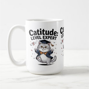 Catitude: Herrsche die Welt im Stil" Kaffeetasse