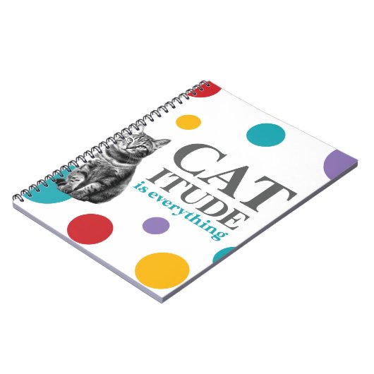 Catitude is everything notizblock (Linke Seite)