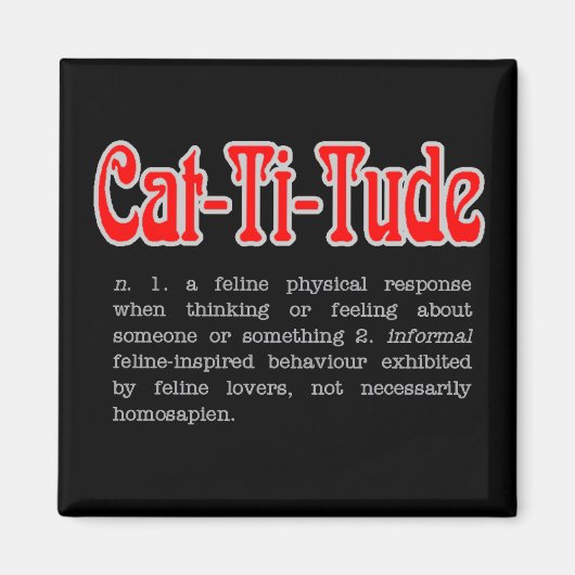 CaTitude Magnet (Vorne)