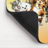 Catitude Niedlich Kitty Cats Mouse Pad Mousepad (Ecke)