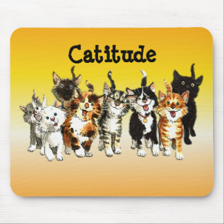 Catitude Niedlich Kitty Cats Mouse Pad Mousepad