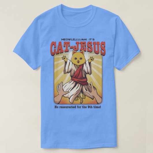 CatJesus von Tobe Fonseca T-Shirt (Design vorne)