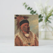 Catlin Native American Art Postkarte (Stehend Vorderseite)