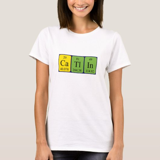 Catlin Periodenname Shirt (Vorderseite)