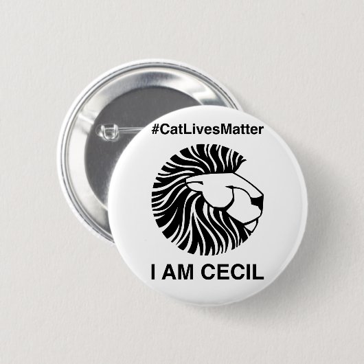 #CatLivesMatter Abzeichen Button (Vorne & Hinten)