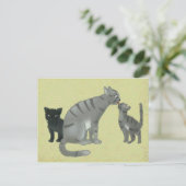 Catlove Postkarte (Stehend Vorderseite)