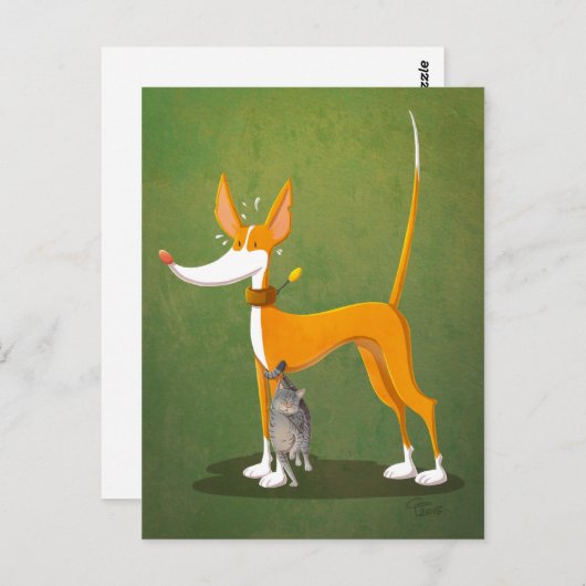 Catlover Postkarte (Vorne/Hinten)