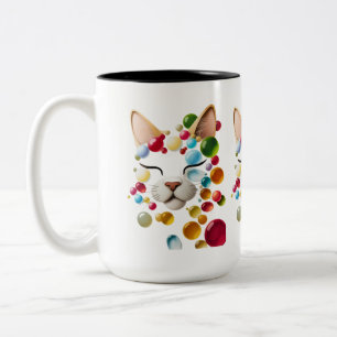 CatLover Zweifarbige Tasse