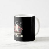 Catloween Ghost Halloween Kaffeetasse (VorderseiteRechts)