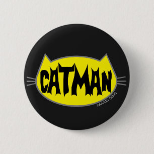 CATMAN Katzenliebhaber-Button Button