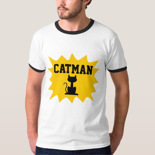 CATMAN Men's Cat T - Shirt (Vorderseite)