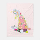 Catmas TreChristmas Fleece Blanket (Vorderseite)