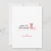 Catmas Tree Christmas Card Karte (Rückseite)