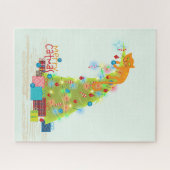 Catmas Tree Christmas Puzzle (Horizontal)