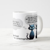 CatMesmer & CatRue | Calm & After Specialty Mug Jumbo-Tasse (Vorderseite Rechts)